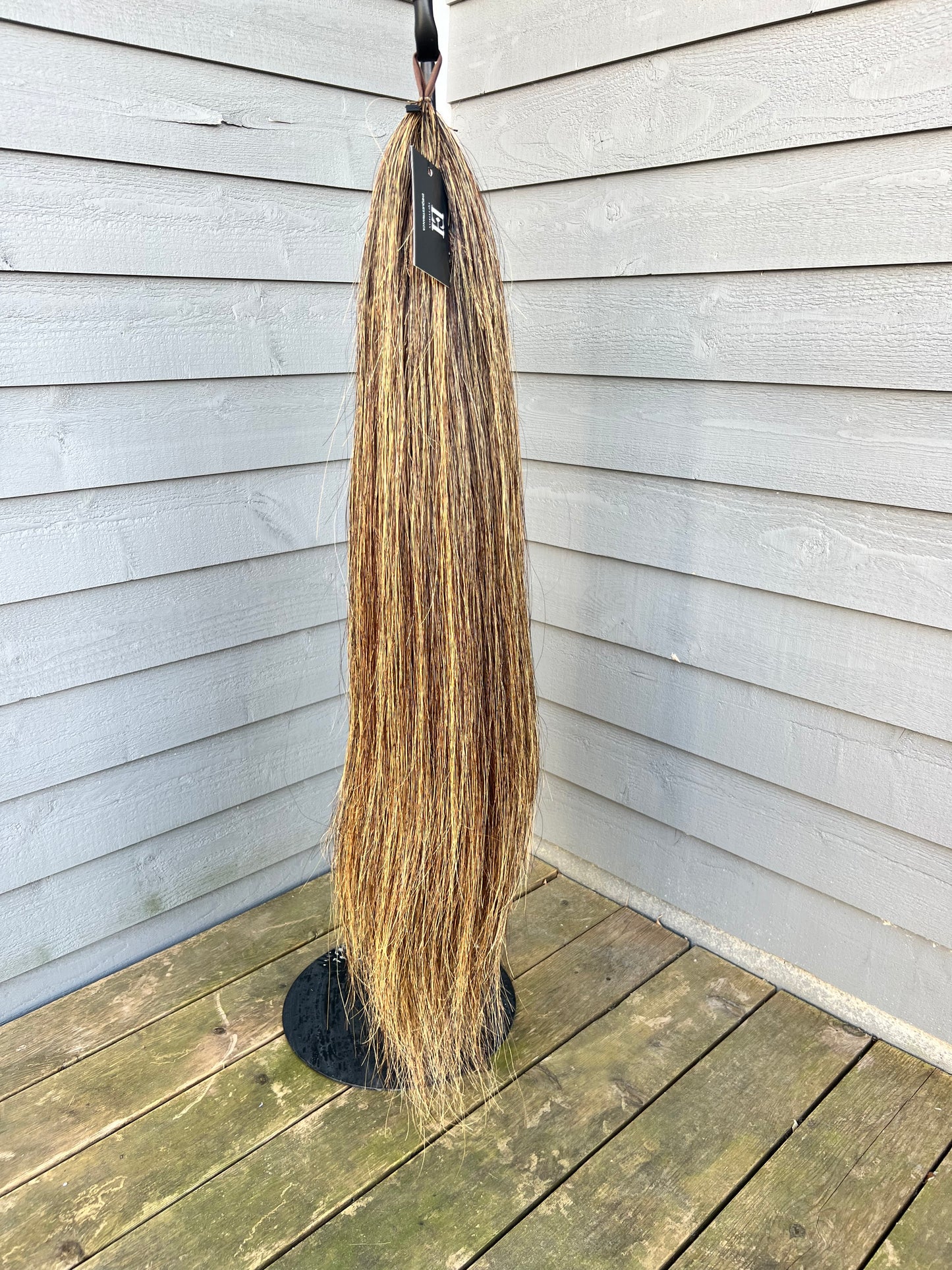 Black & Flaxen Tail Extension