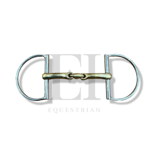 Copper French Link Contoured D Ring