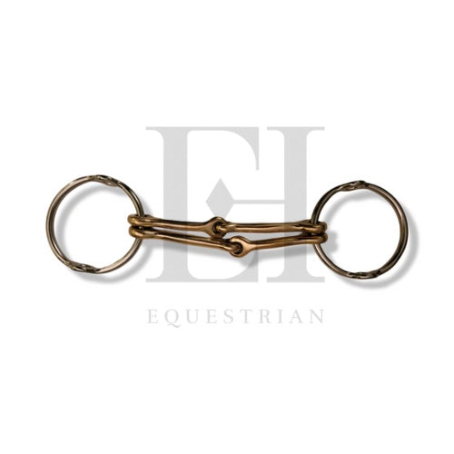 Double Barrel Copper Loose Ring Gag