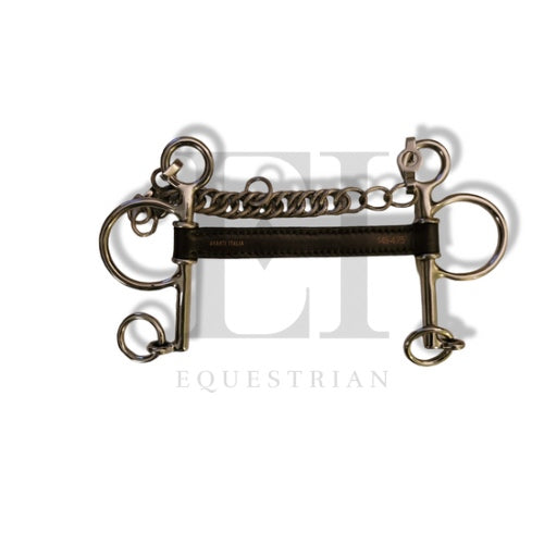 Flat Leather Short Shank Pelham