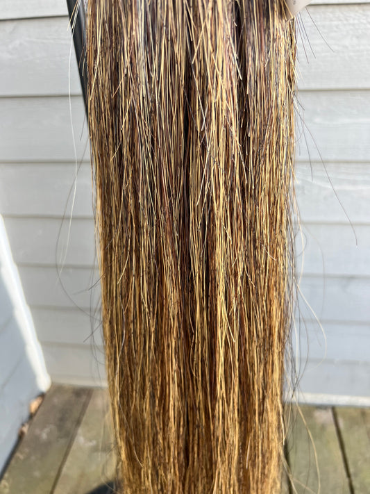 Black & Flaxen Tail Extension