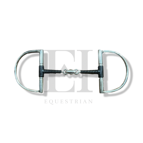 Thin Rubber Spiral D Ring French Link